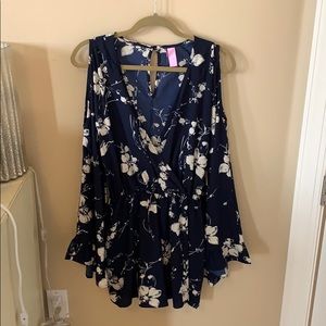 Semi formal long sleeve boutique  romper